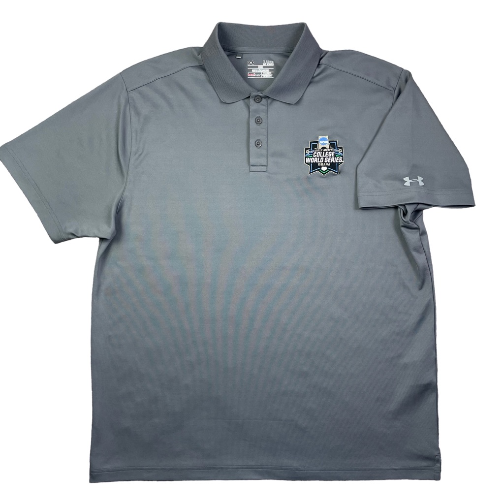 Under Armour 2017 College World Series Omaha Baseball Florida Gators Polo Xl